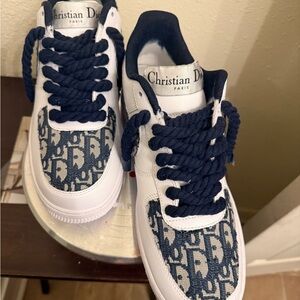 Blue and White Custom Design